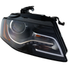 A4/S4 09-10 HEAD LAMP RH, Lens and Housing, HID, w/ HID Kit, w/ Curve Lighting, To 6-21-10, Sedan/Wagon