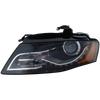 A4/S4 09-10 HEAD LAMP LH, Lens and Housing, HID, w/ HID Kit, w/ Curve Lighting, To 6-21-10, Sedan/Wagon
