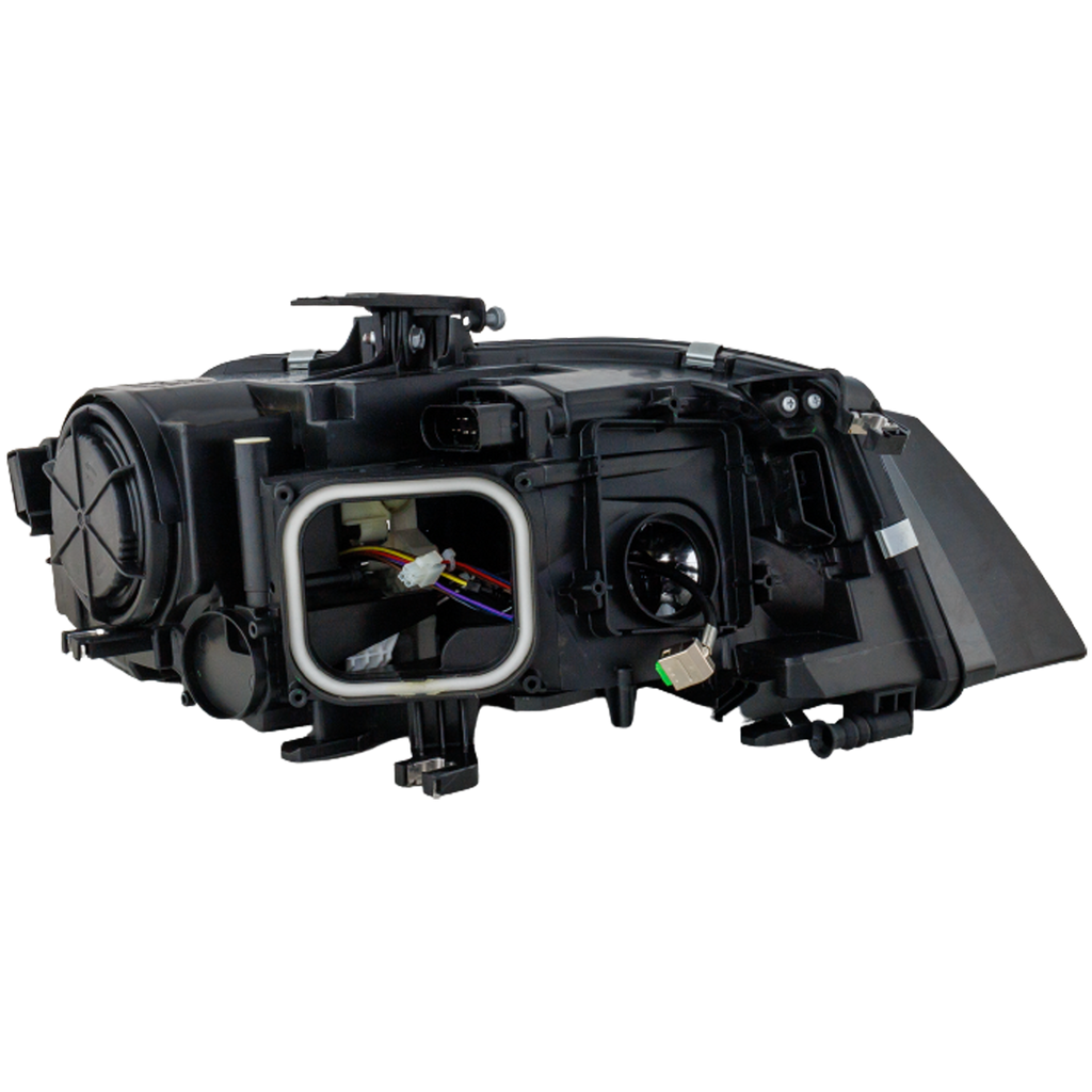 A4/S4 09-10 HEAD LAMP LH, Lens and Housing, HID, w/ HID Kit, w/ Curve Lighting, To 6-21-10, Sedan/Wagon