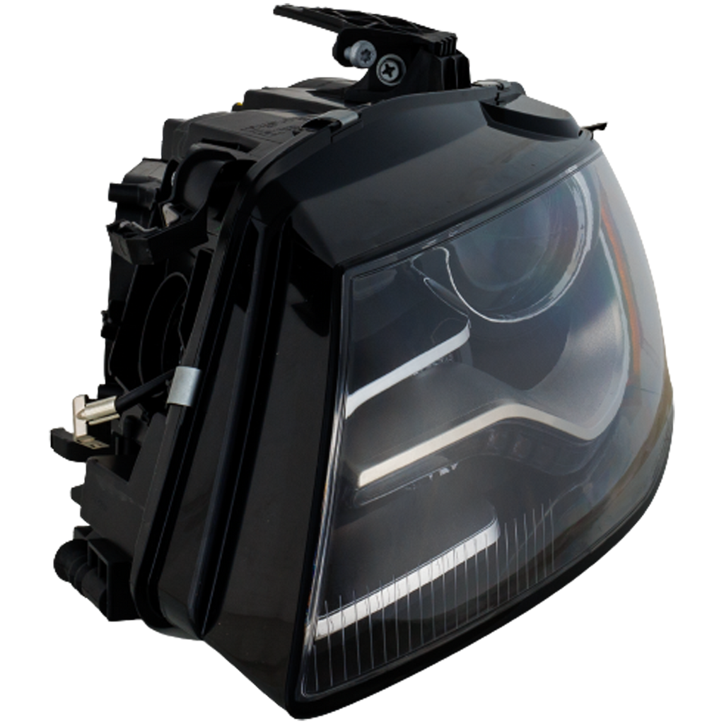 A4/S4 09-10 HEAD LAMP LH, Lens and Housing, HID, w/ HID Kit, w/ Curve Lighting, To 6-21-10, Sedan/Wagon