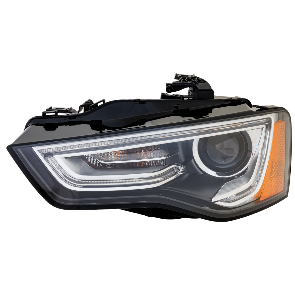 A4/S4 13-16/A5/S5 13-17 HEAD LAMP LH, Lens and Housing, HID, (A4/S4 13-16, Sedan/Wagon), (A5/S5 13-17, Coupe), w/o Curve Lighting, From 5-9-12