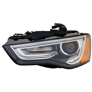 A4/S4 13-16/A5/S5 13-17 HEAD LAMP LH, Lens and Housing, HID, (A4/S4 13-16, Sedan/Wagon), (A5/S5 13-17, Coupe), w/o Curve Lighting, From 5-9-12