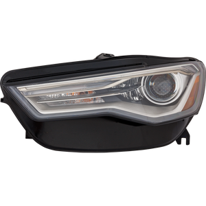 A6/S6 16-18 HEAD LAMP LH, Lens and Housing, HID, w/o HID Kit, w/ Auto Level Lamps