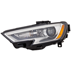 A3/S3 17-20 HEAD LAMP LH, Lens and Housing, HID, w/o HID Kit - CAPA