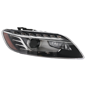 Q7 10-15 HEAD LAMP RH, Lens and Housing, Xenon, w/o Curve Lighting - CAPA