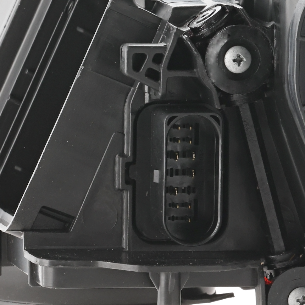 Q7 10-15 HEAD LAMP RH, Lens and Housing, Xenon, w/o Curve Lighting - CAPA