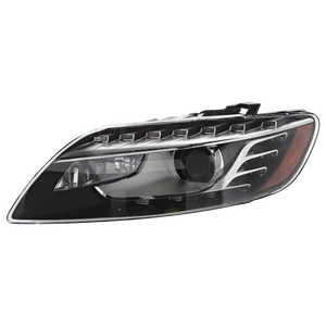Q7 10-15 HEAD LAMP LH, Lens and Housing, Xenon, w/o Curve Lighting - CAPA