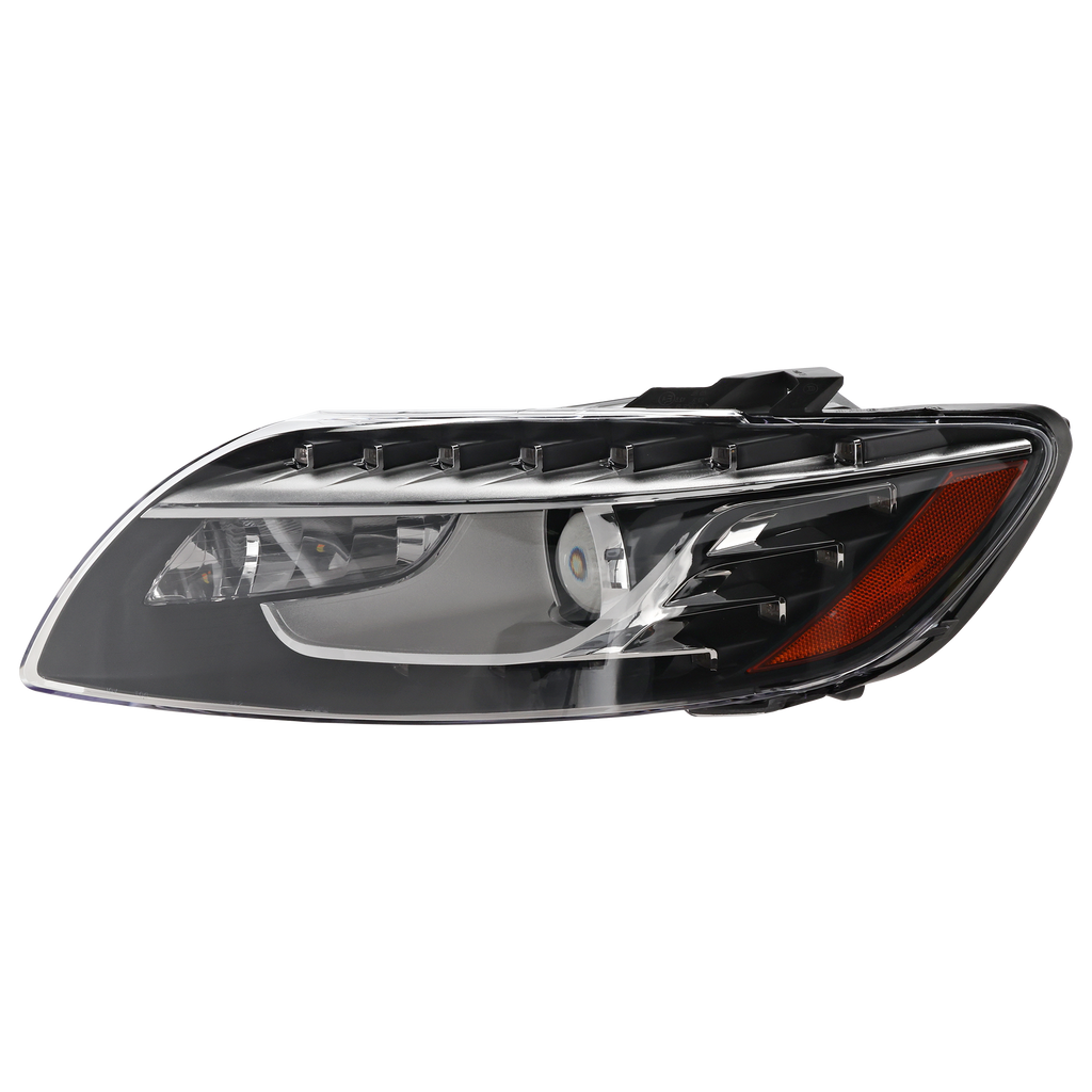 Q7 10-15 HEAD LAMP LH, Lens and Housing, Xenon, w/o Curve Lighting - CAPA