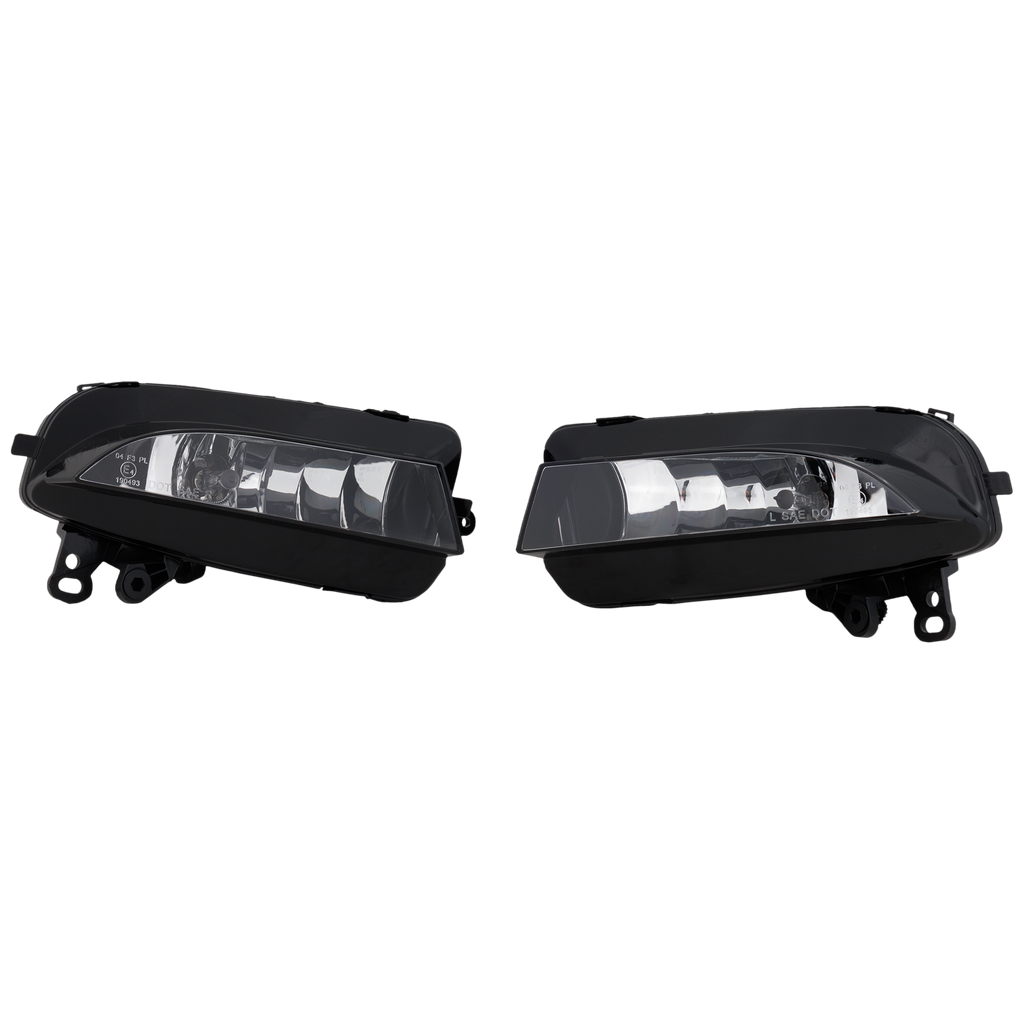 A5 12-17 FOG LAMP RH AND LH, Assembly, Halogen, Clear Lens
