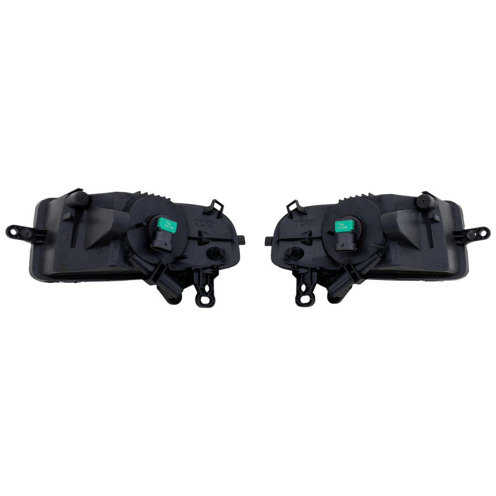 A5 12-17 FOG LAMP RH AND LH, Assembly, Halogen, Clear Lens