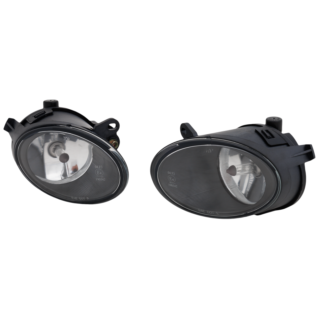A6 06-08 FOG LAMP RH AND LH, Assembly, Halogen, Clear Lens