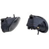 A6 06-08 FOG LAMP RH AND LH, Assembly, Halogen, Clear Lens
