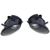 A6 06-08 FOG LAMP RH AND LH, Assembly, Halogen, Clear Lens