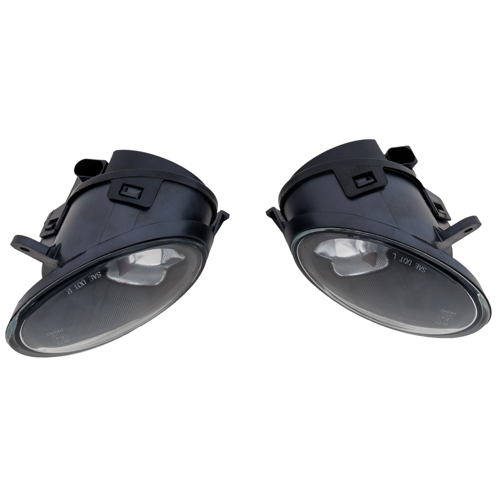 A6 06-08 FOG LAMP RH AND LH, Assembly, Halogen, Clear Lens