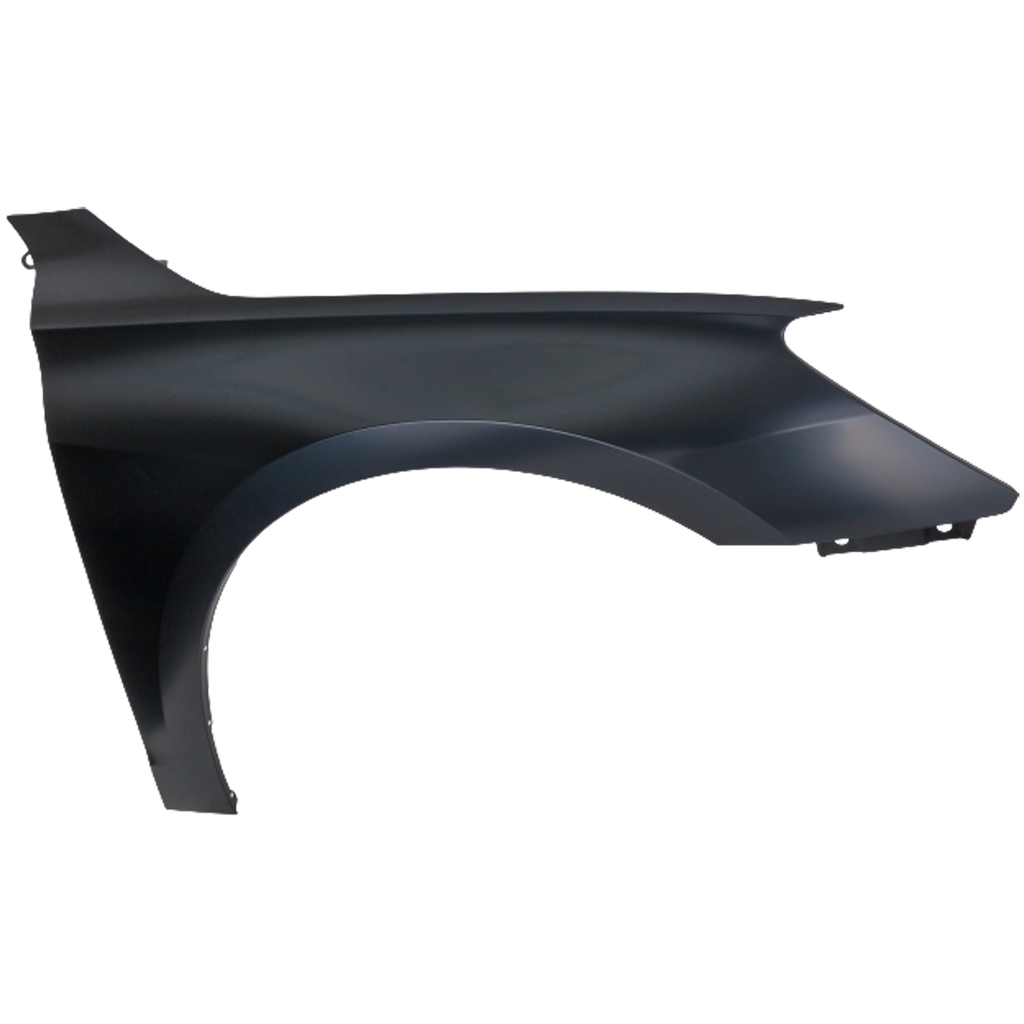A3/A3 QUATTRO 22-22 FRONT FENDER RH, Black, Steel, w/o Lamp Hole - CAPA