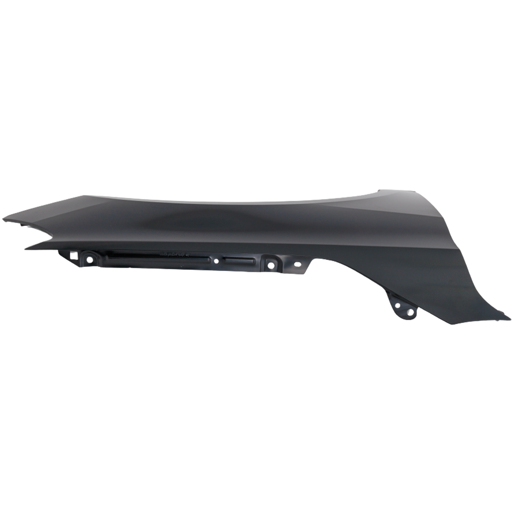 A3/A3 QUATTRO 22-22 FRONT FENDER RH, Black, Steel, w/o Lamp Hole - CAPA