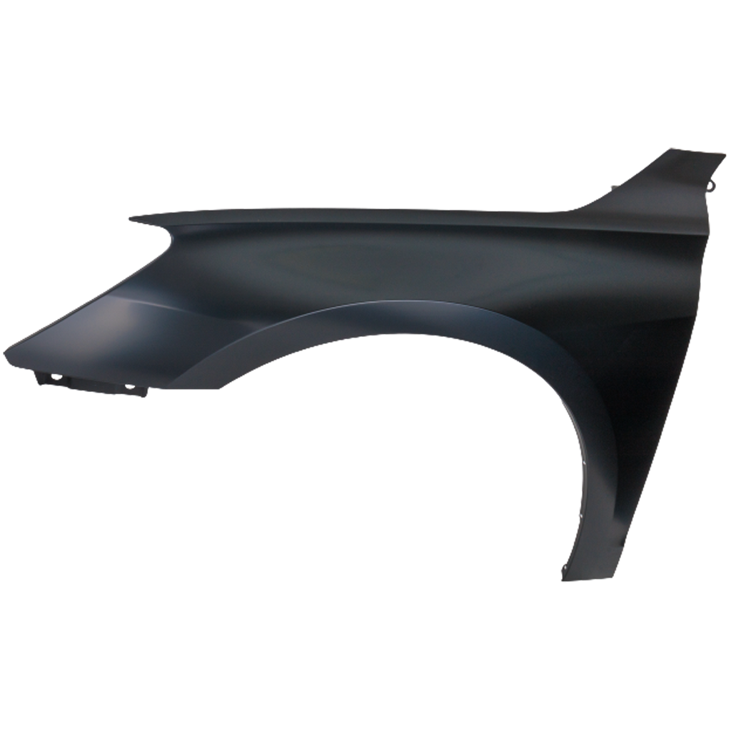 A3/A3 QUATTRO 22-22 FRONT FENDER LH, Black, Steel, w/o Lamp Hole - CAPA