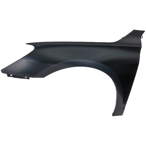 A3/A3 QUATTRO 22-22 FRONT FENDER LH, Black, Steel, w/o Lamp Hole - CAPA