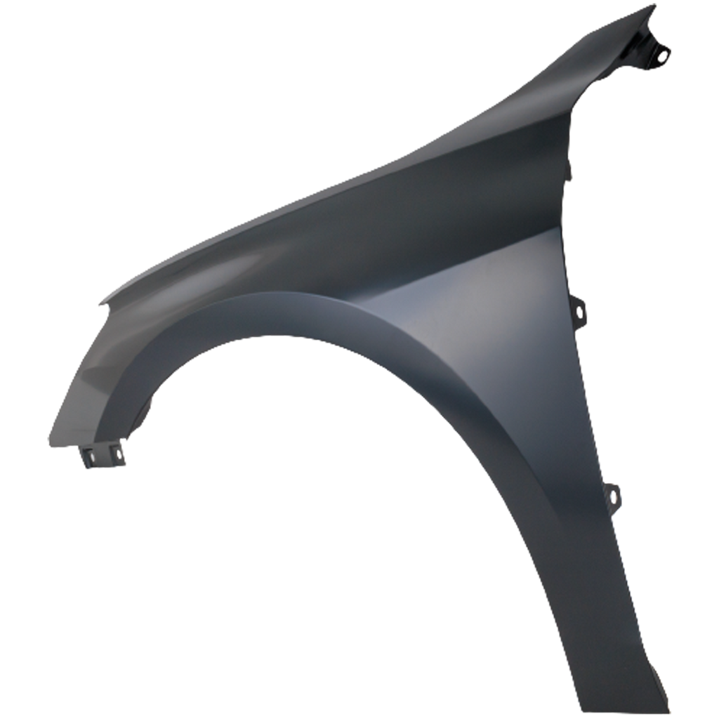 A3/A3 QUATTRO 22-22 FRONT FENDER LH, Black, Steel, w/o Lamp Hole - CAPA