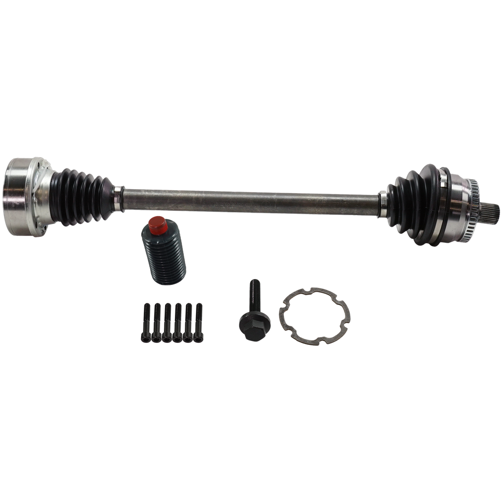 A4 QUATTRO 97-02 FRONT CV AXLE ASSEMBLY LH, AWD, 1.8L Eng.
