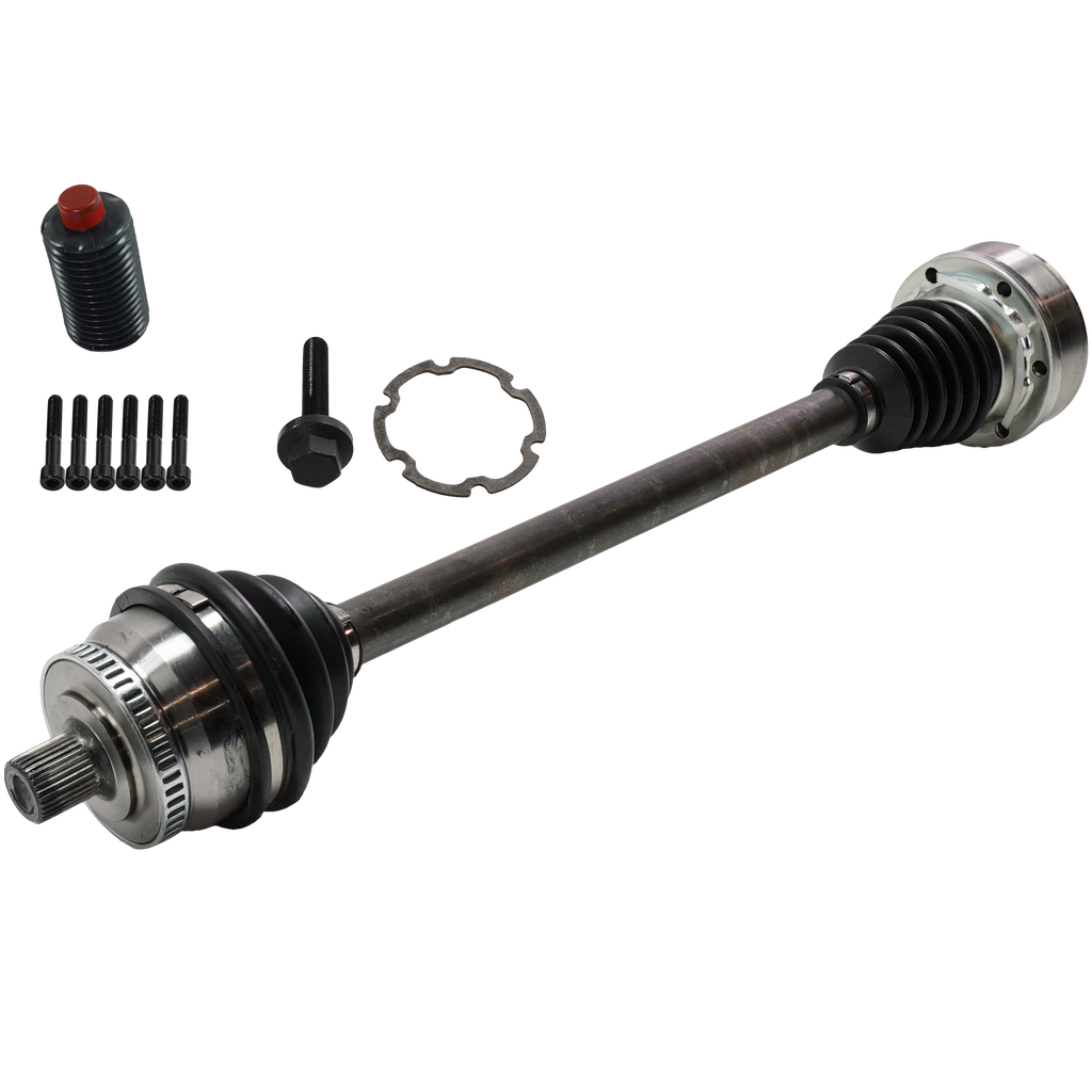 A4 QUATTRO 97-02 FRONT CV AXLE ASSEMBLY LH, AWD, 1.8L Eng.