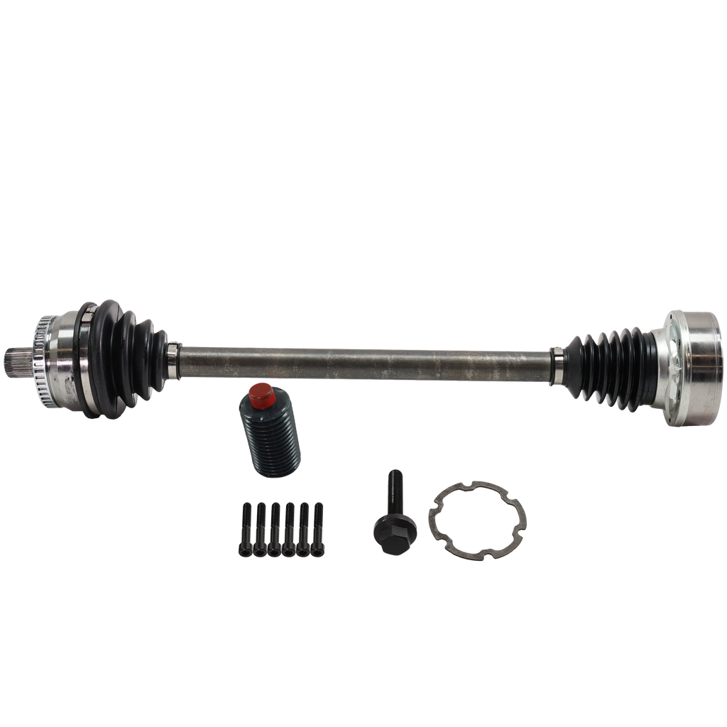 A4 QUATTRO 97-02 FRONT CV AXLE ASSEMBLY LH, AWD, 1.8L Eng.