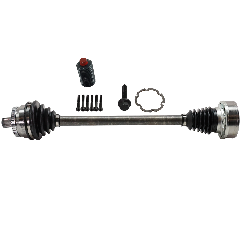 A4 QUATTRO 97-02 FRONT CV AXLE ASSEMBLY LH, AWD, 1.8L Eng.