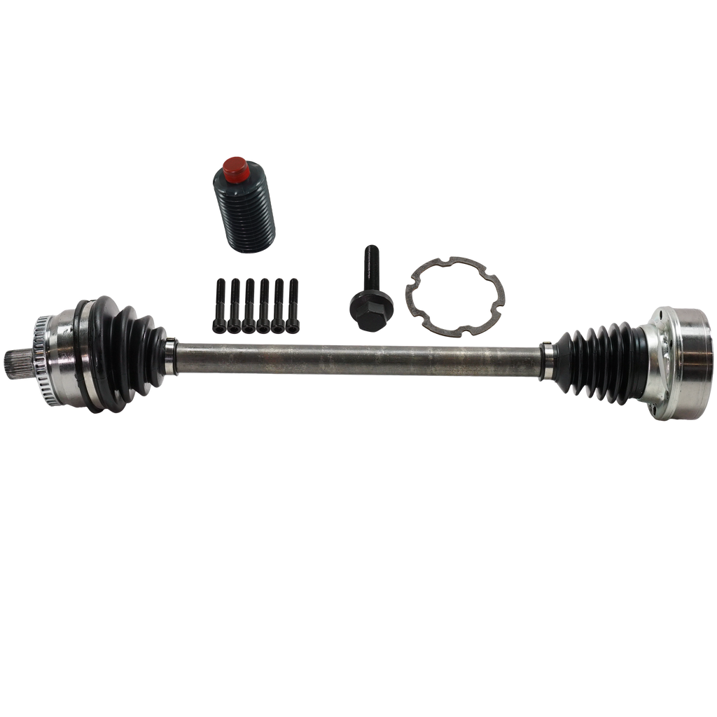 A4 QUATTRO 97-02 FRONT CV AXLE ASSEMBLY LH, AWD, 1.8L Eng.