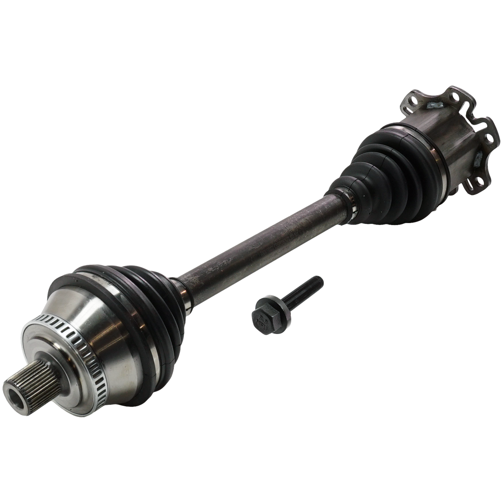 A6 QUATTRO 00-04 FRONT CV AXLE ASSEMBLY LH, AWD, Automatic Transmission, 4.2L Eng.