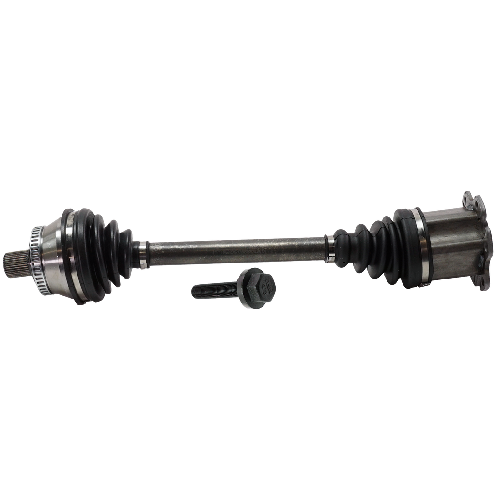 A6 QUATTRO 00-04 FRONT CV AXLE ASSEMBLY LH, AWD, Automatic Transmission, 4.2L Eng.