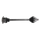 A4 QUATTRO 02-02 FRONT CV AXLE ASSEMBLY LH, Manual Transaxle, 1.8L Eng., Transmission Code: FTZ