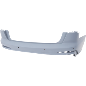 A6 QUATTRO 19-23/S6 20-23 REAR BUMPER COVER, Primed, w/ S-Line Pkg, w/ Parallel Park Assist Sensor Holes