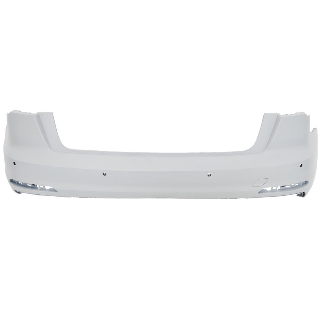 A6 QUATTRO 19-23 REAR BUMPER COVER, Primed, w/o S-Line Pkg, w/o Parallel Park Assist Sensor Holes