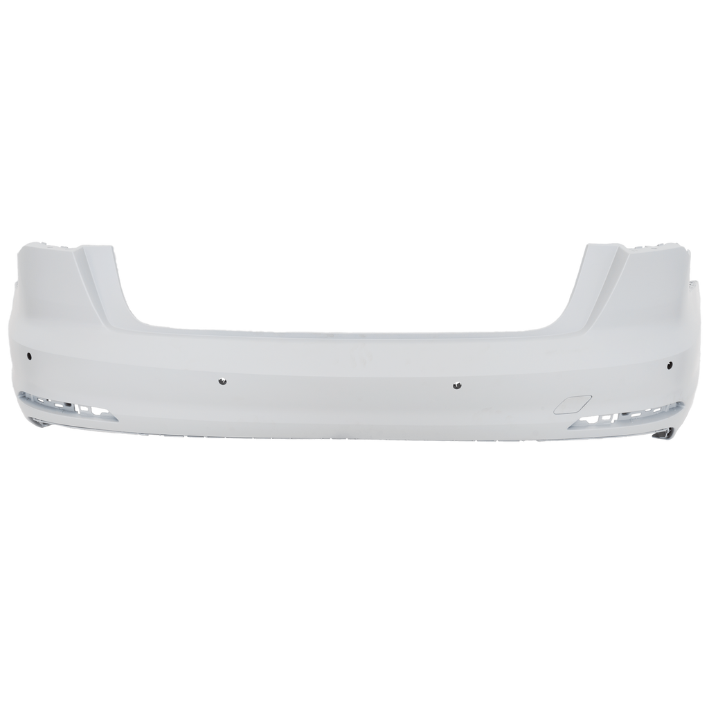 A6 QUATTRO 19-23 REAR BUMPER COVER, Primed, w/o S-Line Pkg, w/ Parallel Park Assist Sensor Holes