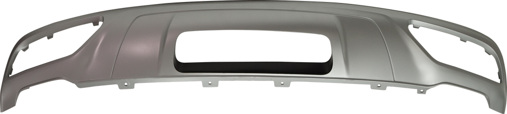 Q5 18-20 REAR LOWER VALANCE, Painted Silver Gray, w/ Trailer Hitch