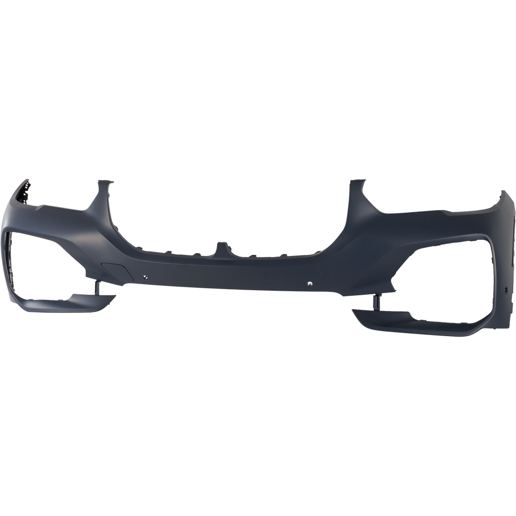 X5 19-23 FRONT BUMPER COVER, Primed, w/ Park Assist Sensor Holes, w/o M Sport Package