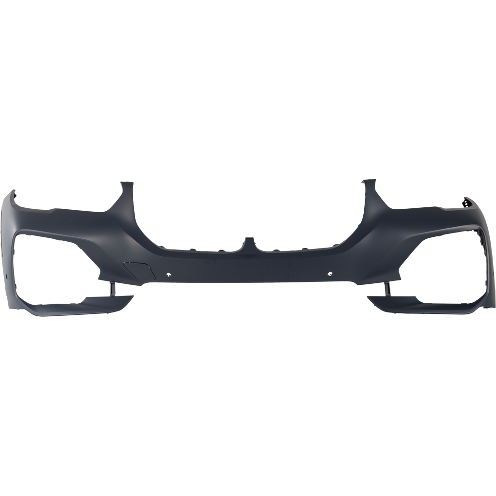 X5 19-23 FRONT BUMPER COVER, Primed, w/ Park Assist Sensor Holes, w/o M Sport Package