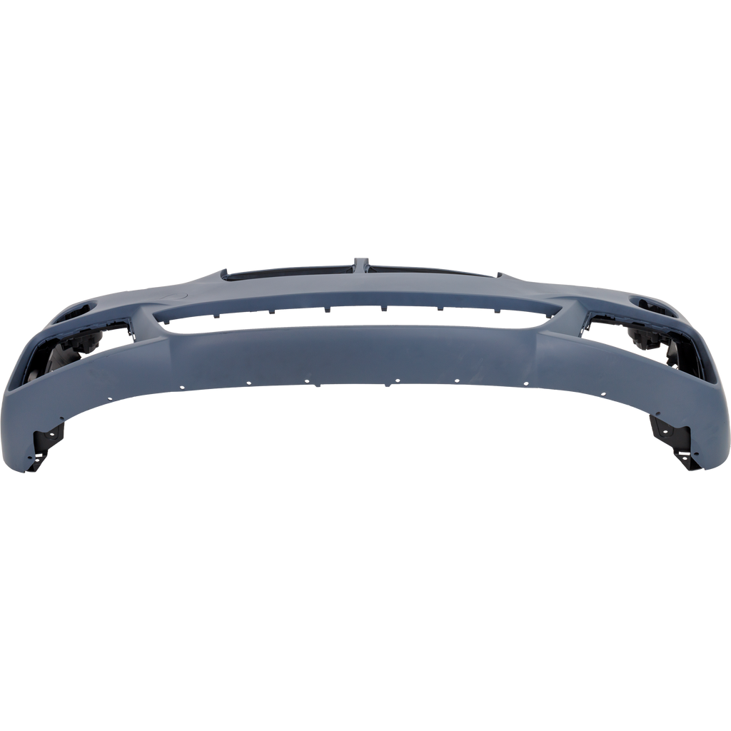 X1 17-19 FRONT BUMPER COVER, Primed, w/ M Package, w/ Headlight Washer Holes, w/o Park Distance Control Sensor Holes