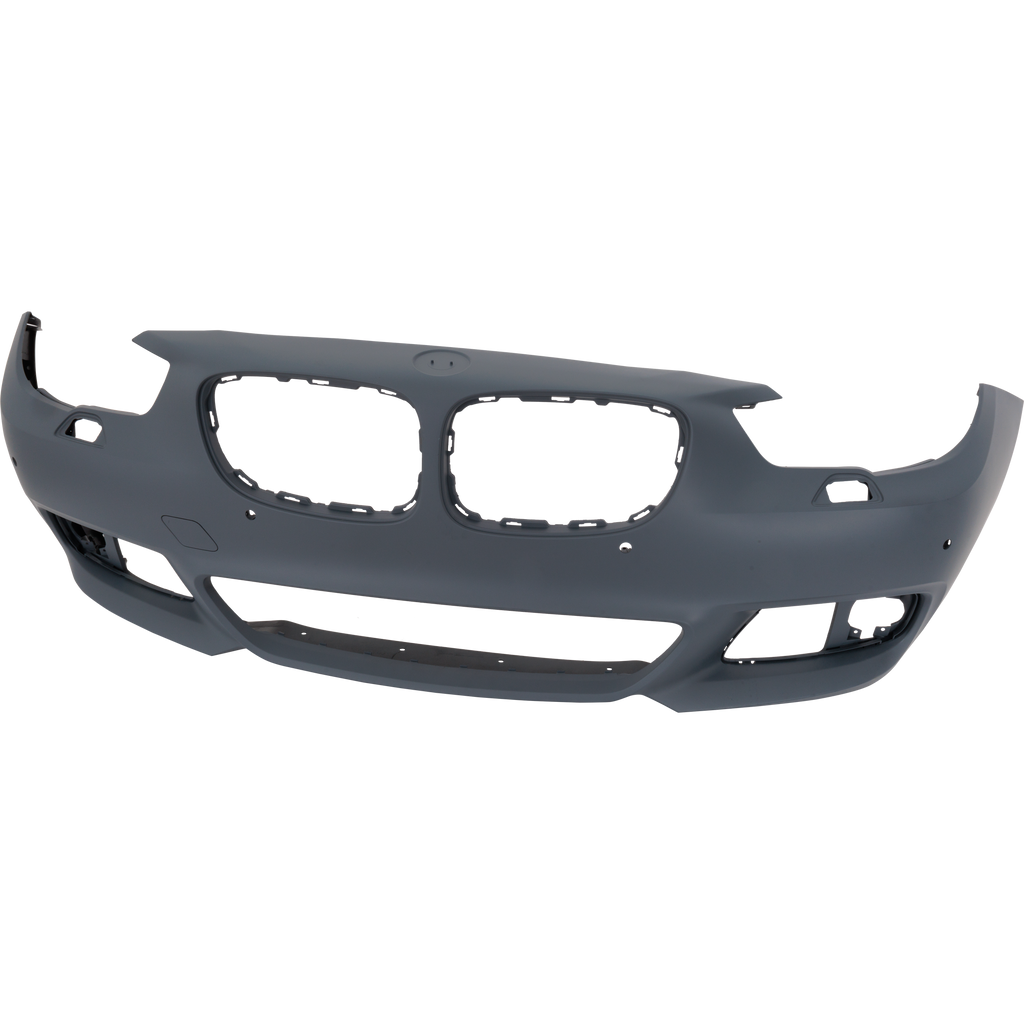 5 SERIES GT 10-17 FRONT BUMPER COVER, Primed, w/ M Package, w/ Park Assist Sensor, w/ Headlight Washer Holes, and w/o Side View Camera