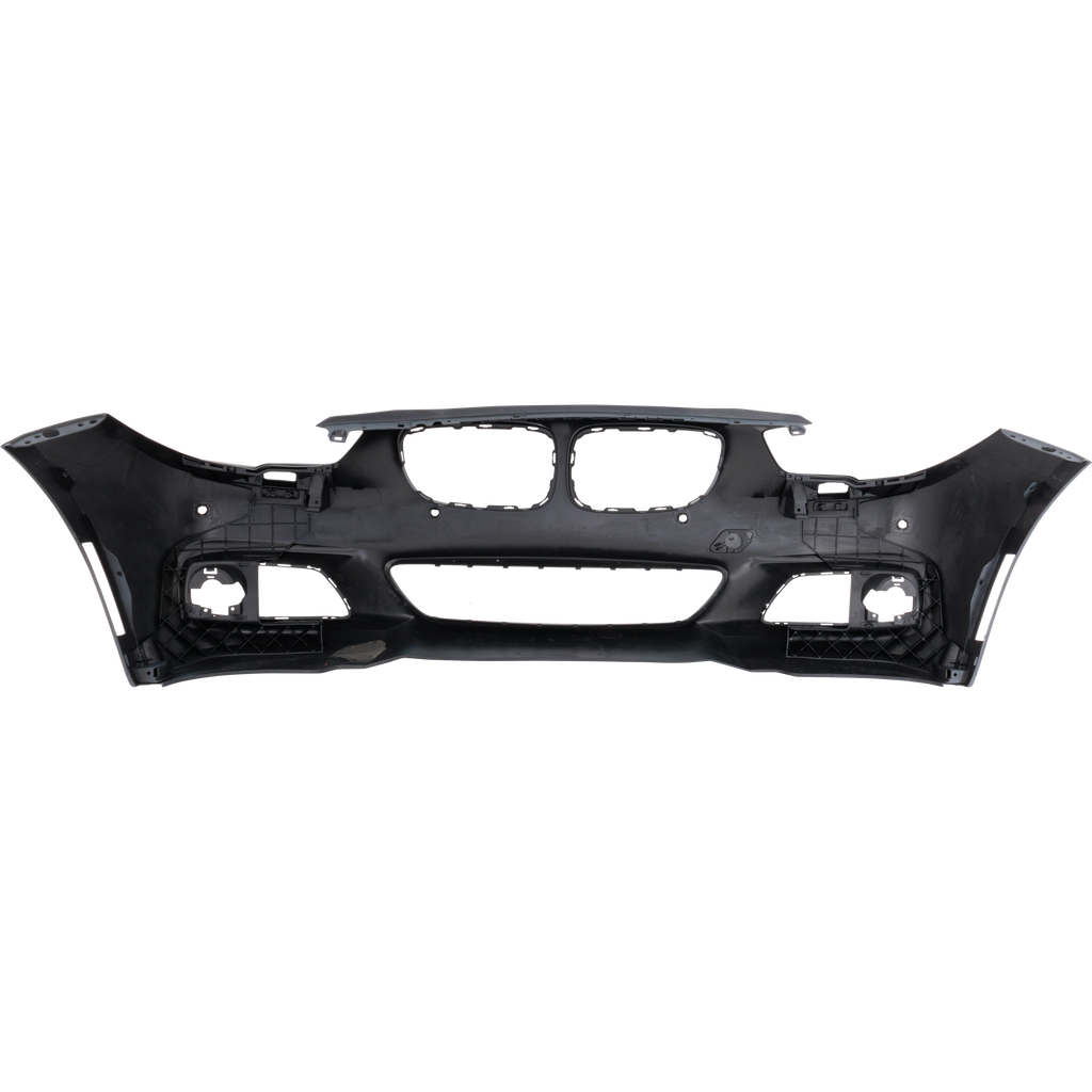 5 SERIES GT 10-17 FRONT BUMPER COVER, Primed, w/ M Package, w/ Park Assist Sensor, w/ Headlight Washer Holes, and w/o Side View Camera