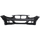 5 SERIES GT 10-17 FRONT BUMPER COVER, Primed, w/ M Package, w/ Park Assist Sensor, w/ Headlight Washer Holes, and w/o Side View Camera