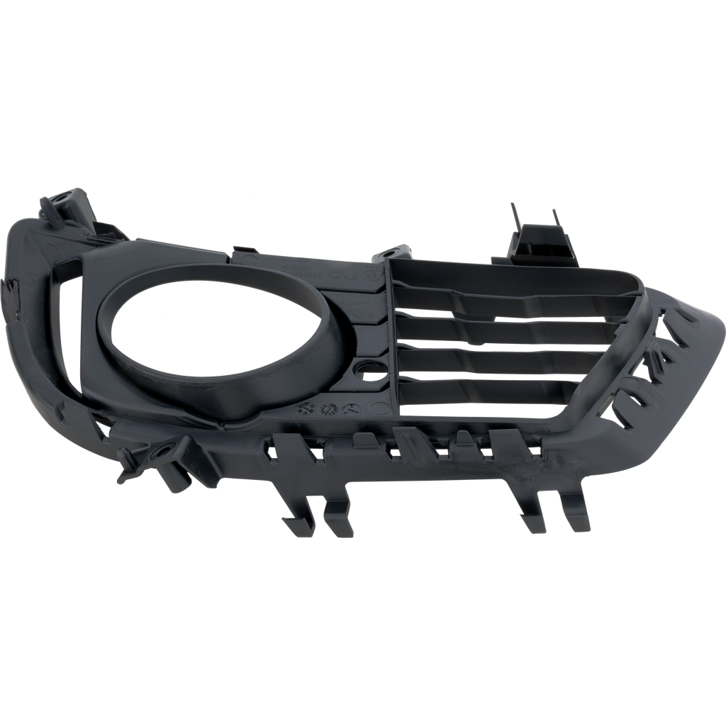 Front Bumper Grille Right Passenger Side Black For 2014-2019 BMW 3-Series GT Replacement RB01530071