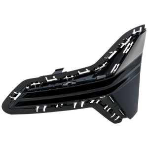 330I 19-22 FRONT BUMPER GRILLE RH, Black, Luxury Line Without M Sport Package, w/o Fog Light Holes, Sedan