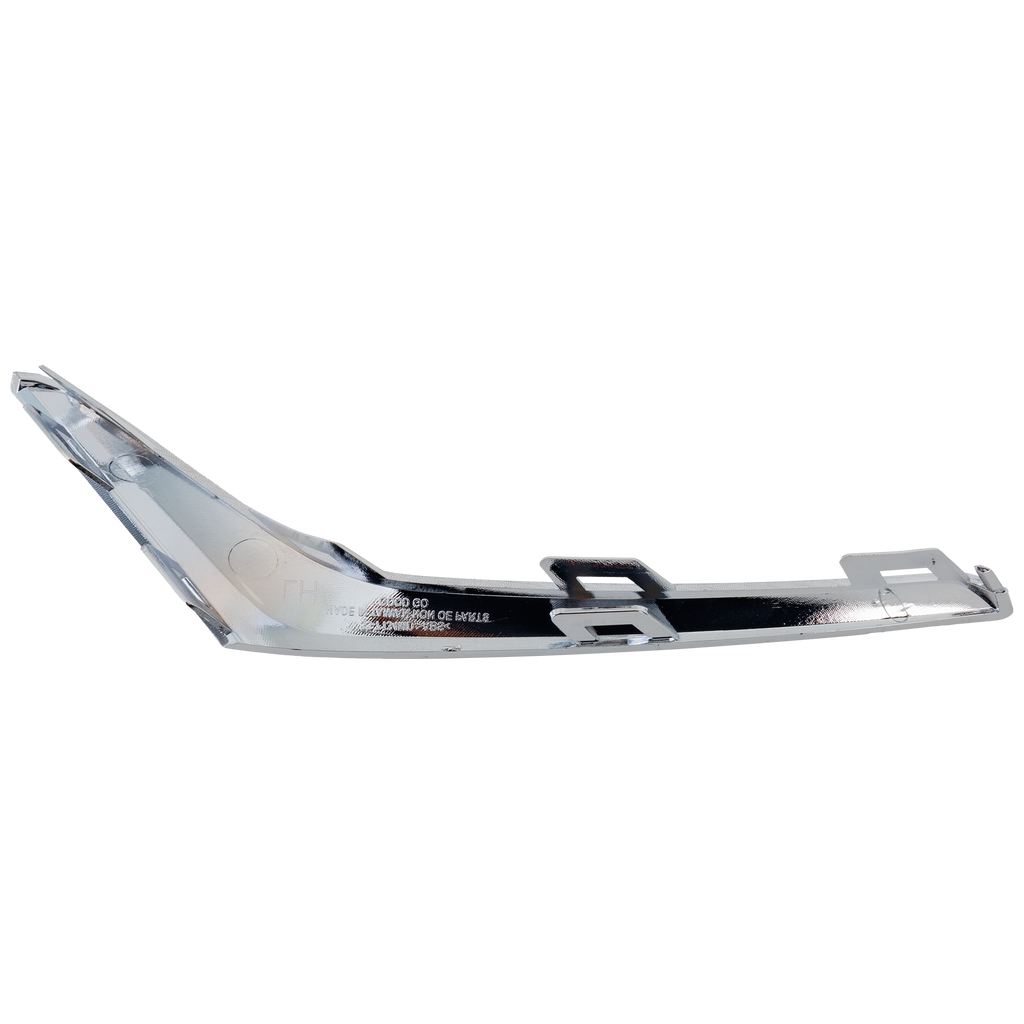 330I 19-22 FRONT BUMPER GRILLE MOLDING LOWER RH, Luxury Line w/o M Sport Package, Sedan