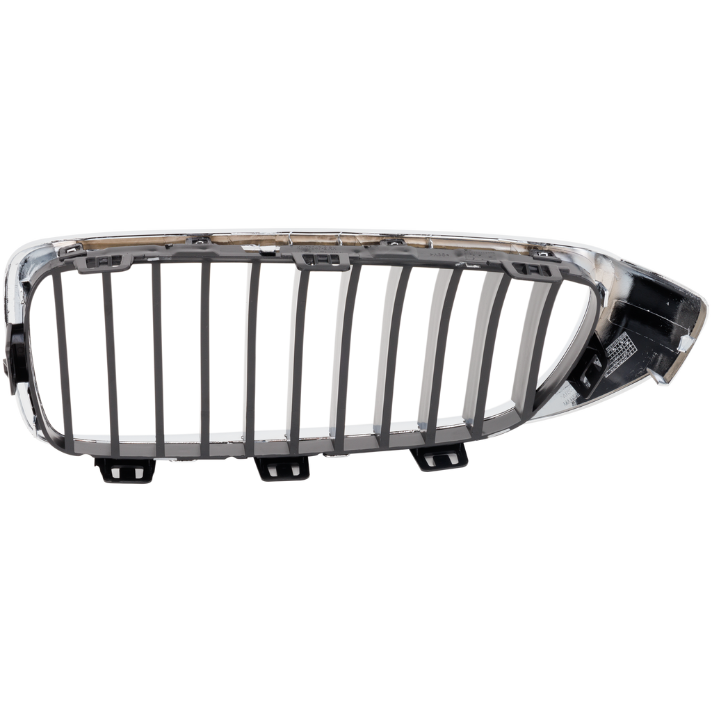 4-SERIES 14-20 GRILLE RH, Chrome Shell with Textured Black, w/ Chrome Molding, Luxury Line Model