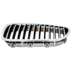 5-SERIES 11-13 GRILLE LH, Chrome Shell with Black Insert, w/o Night Vision, Sedan