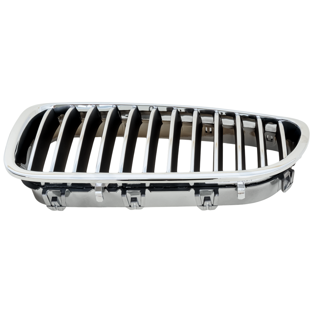 5-SERIES 11-13 GRILLE LH, Chrome Shell with Black Insert, w/o Night Vision, Sedan