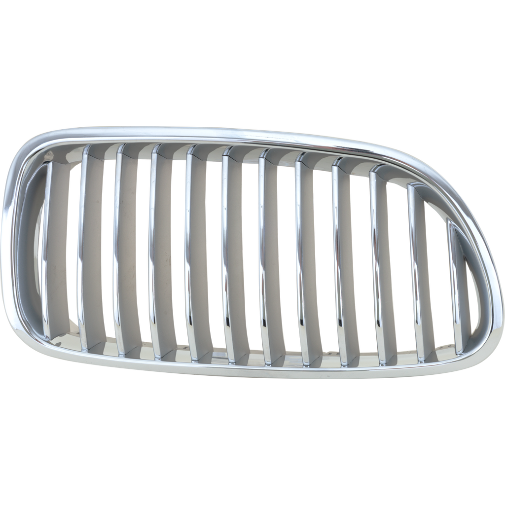 550I 11-16 GRILLE RH, Chrome Shell and Insert, w/o Night Vision, Sedan