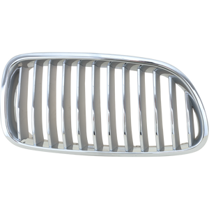 550I 11-16 GRILLE RH, Chrome Shell and Insert, w/o Night Vision, Sedan