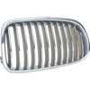 Grille Right Passenger Side Chrome Shell and Insert For 2011-2016 BMW 550I Sedan Without Night Vision Replacement RB07010031